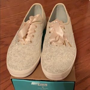 Kate Spade Ked’s- Glitter Cream 9.5M